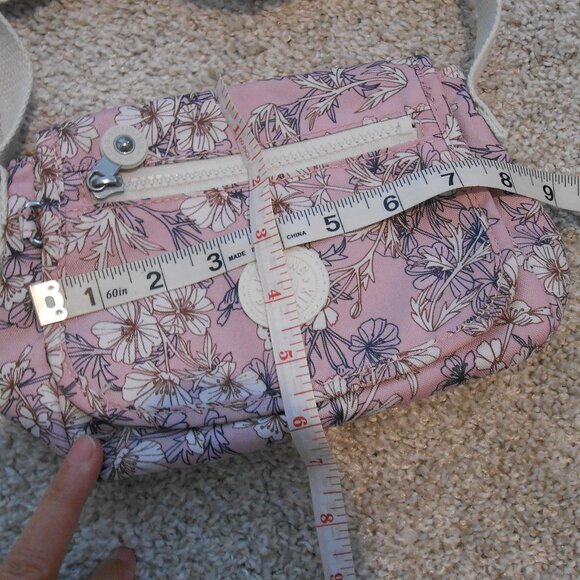 Kipling Sabian Mini bag Pristine Pink Poppy Crossbody Bag - Picture 4 of 16